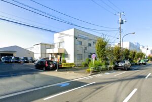 日本交通新木場営業所の営業所外観