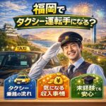 How do I become a taxi driver in Fukuoka?