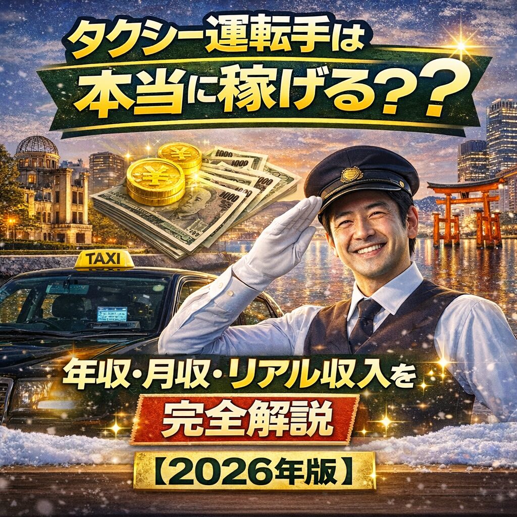 タクシー運転手は本当に稼げる？