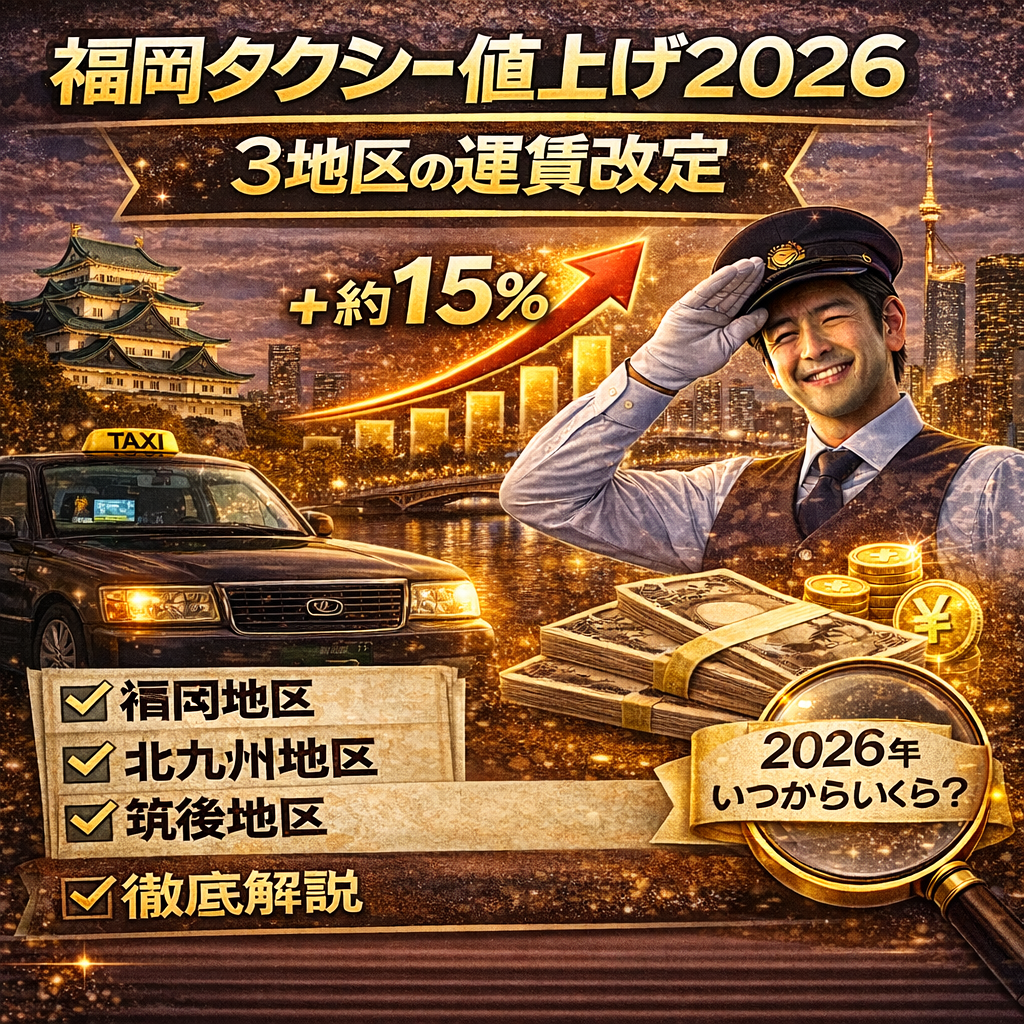 福岡タクシー値上げ2026