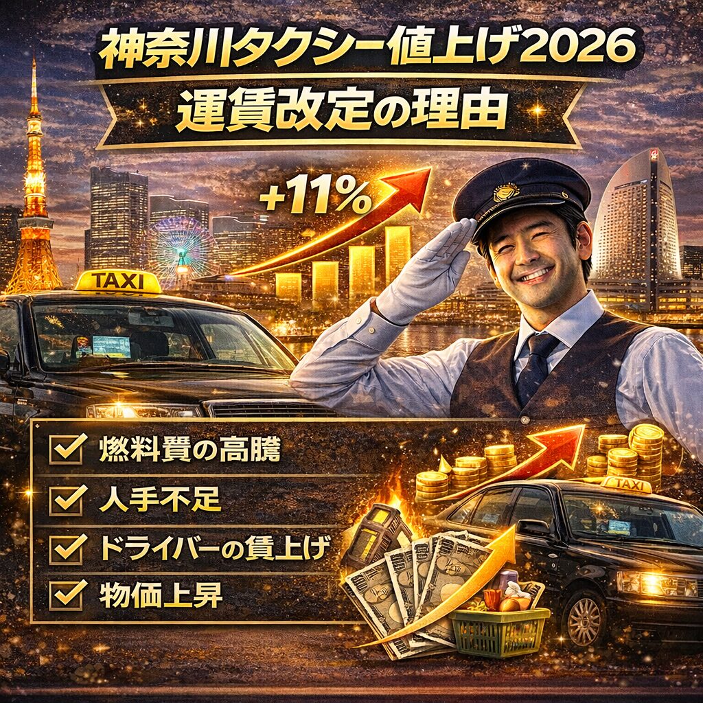 神奈川タクシー値上げ2026