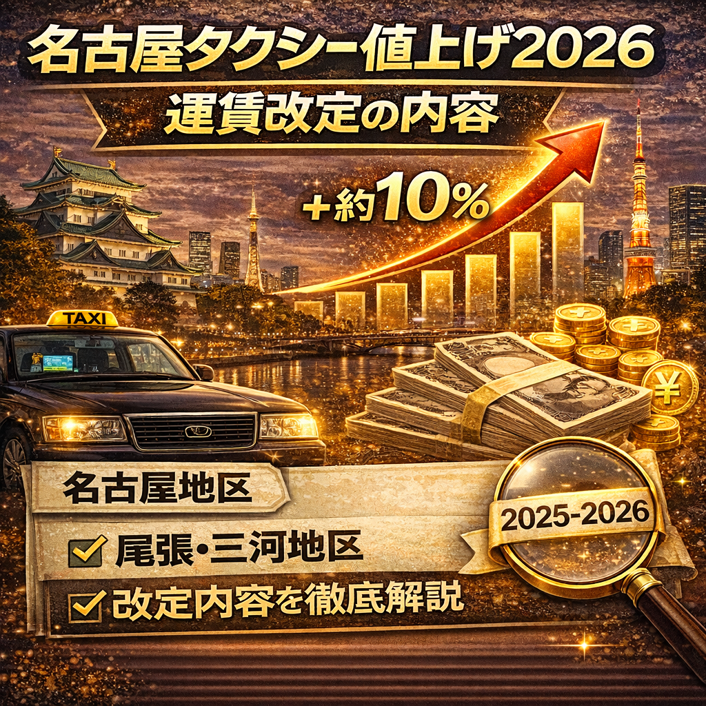 名古屋タクシー値上げ2026