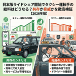日本版ライドシェア開始でタクシー運転手の給料はどうなる？