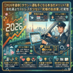 タクシー運転手になる本当のメリット7選