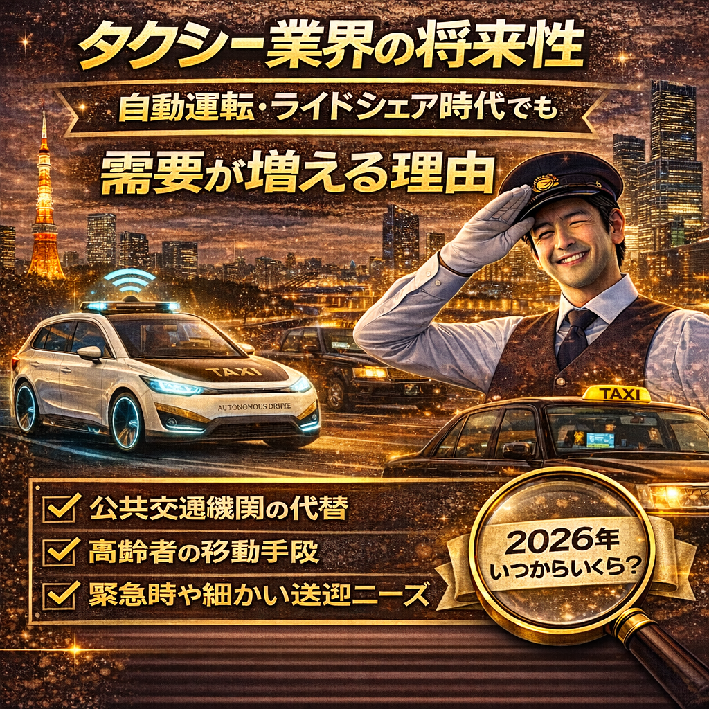 タクシー業界の将来性